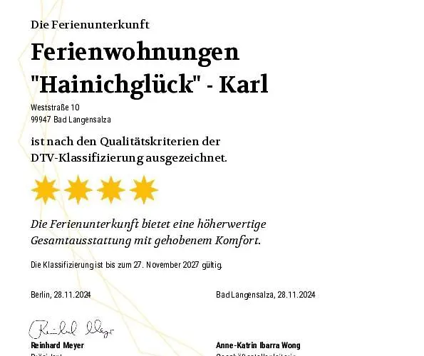 Hainichglueck Daire *